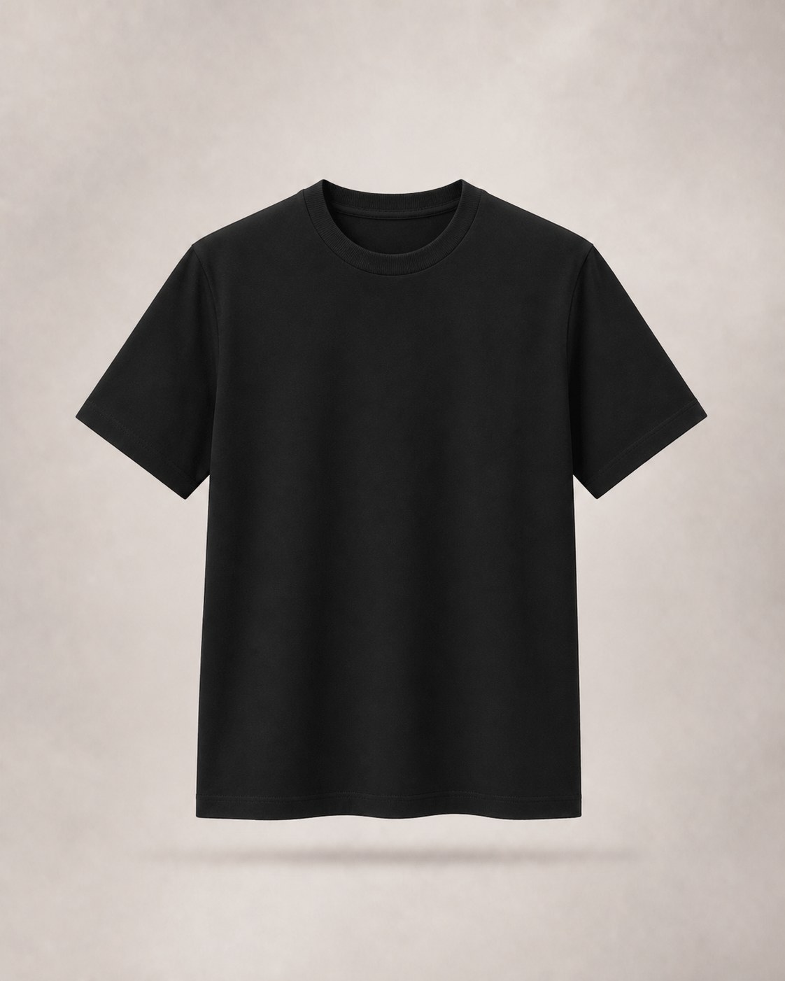 Black Cotton Tee